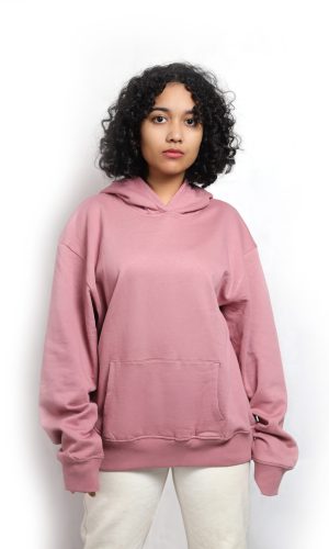 Astell | Mute Pink Oversized Hoodie