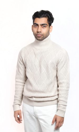 Hume | Cream Turtleneck