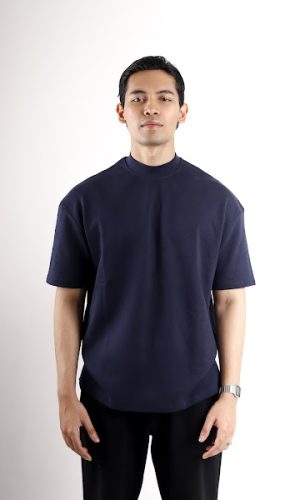 Blu | Blue Unisex Oversized Tee