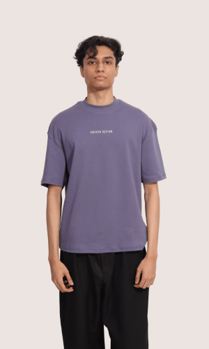 Waves | Bluish Unisex Oversized Tee