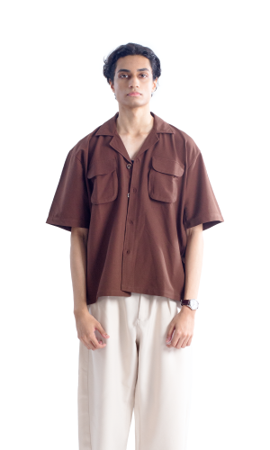 Ember | Brown Half-Shirt