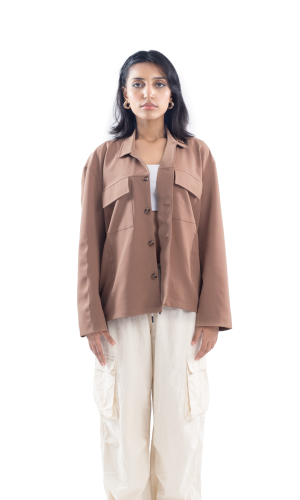 Sonar | Beige Overshirt