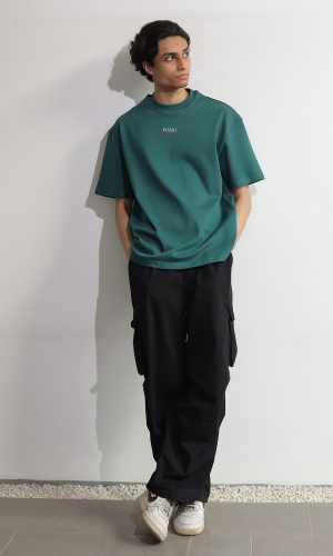 Canopy | Bottle Green Unisex Oversized Tee